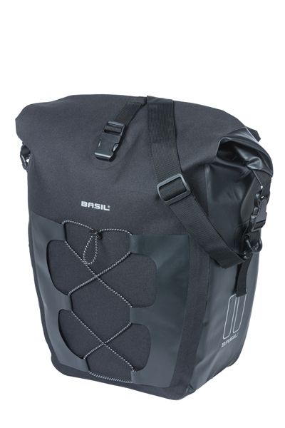 BASIL - BASIL Tas navigator m enkel | mik studs | zwart 14l