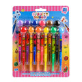 Canenco - Canenco Fruity squad pompom gelpennen met geur 12 stuks