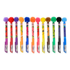 Canenco - Canenco Fruity squad pompom gelpennen met geur 12 stuks