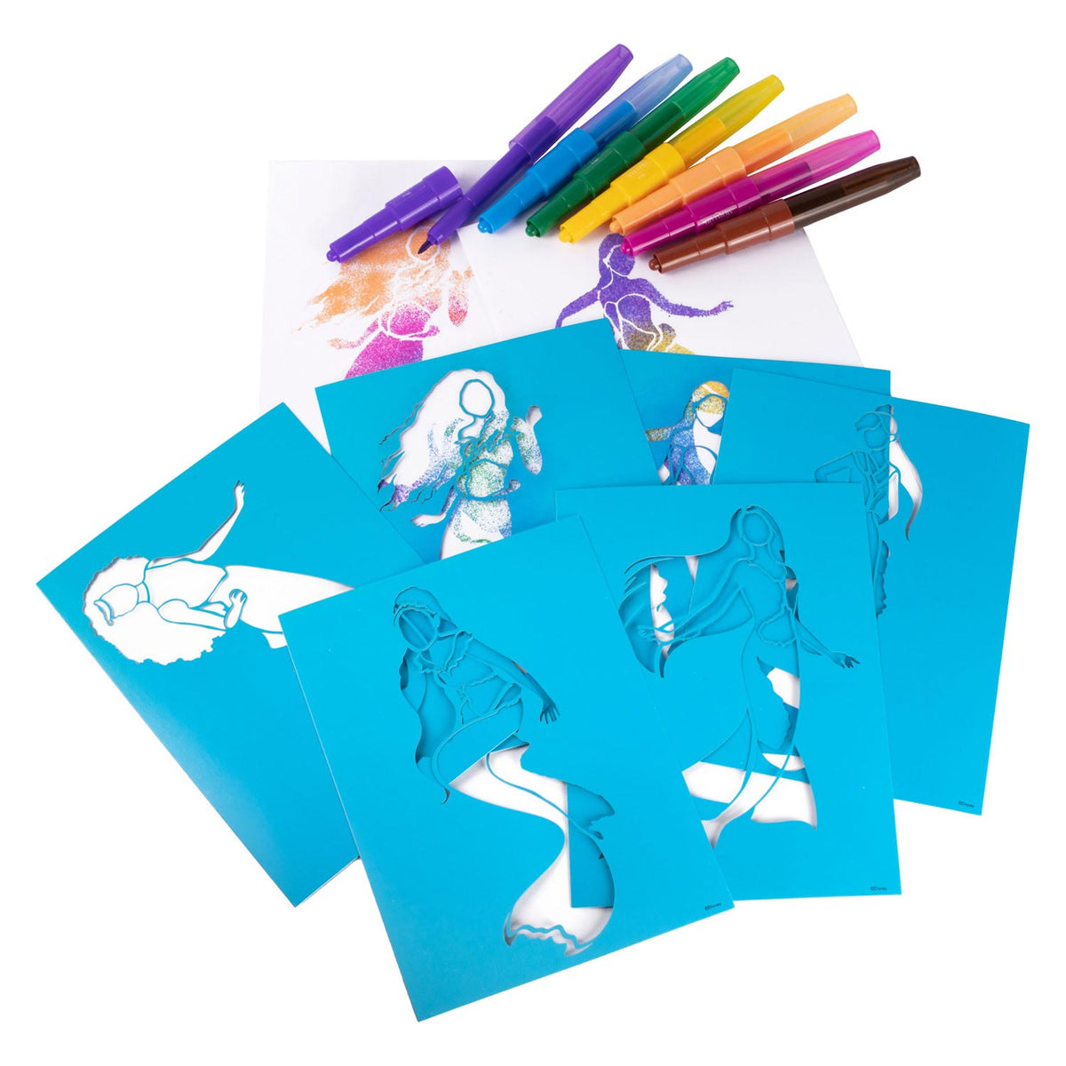 Disney - The little mermaid blaaspennen set