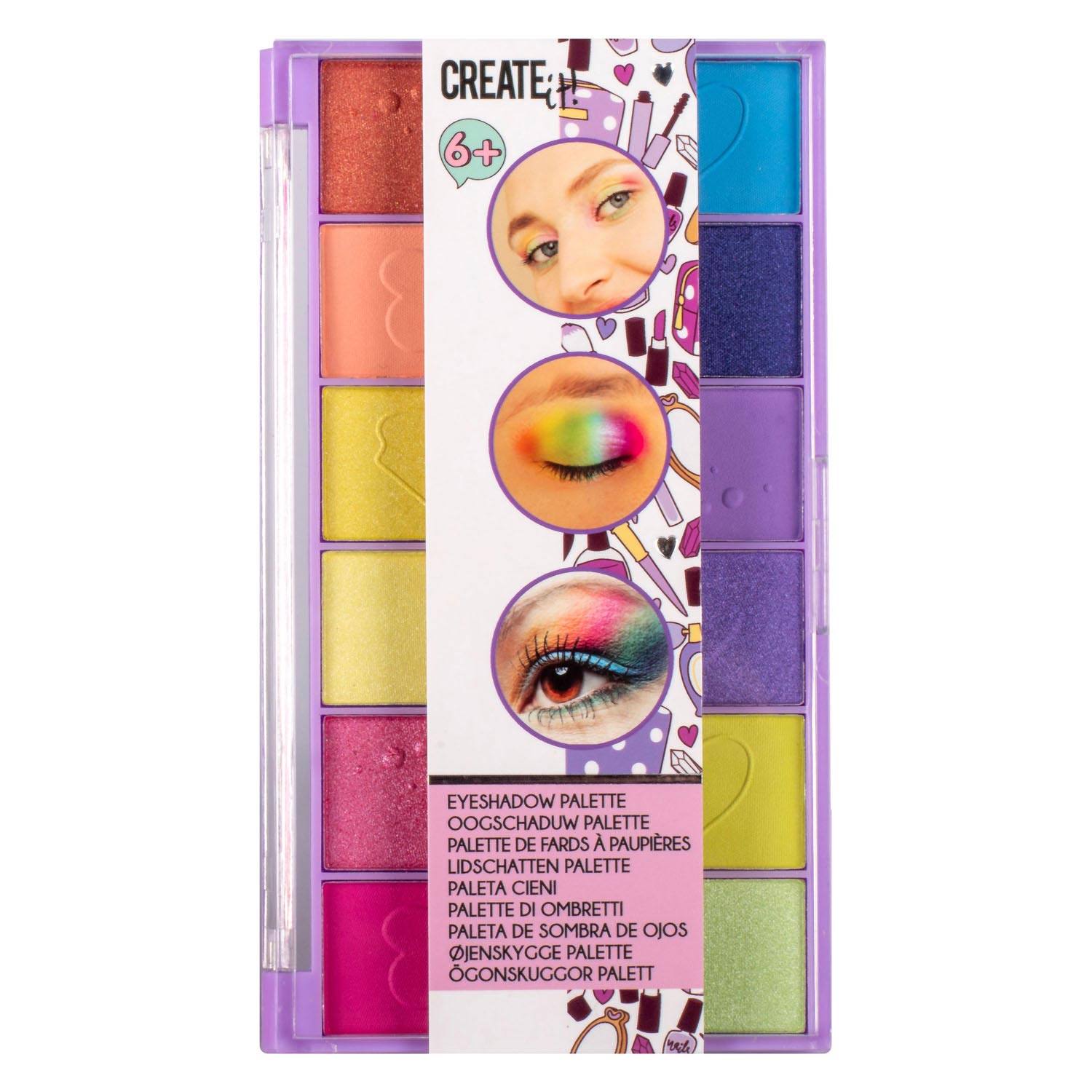 Create It! - beauty oogschaduw palette 12 kleuren!