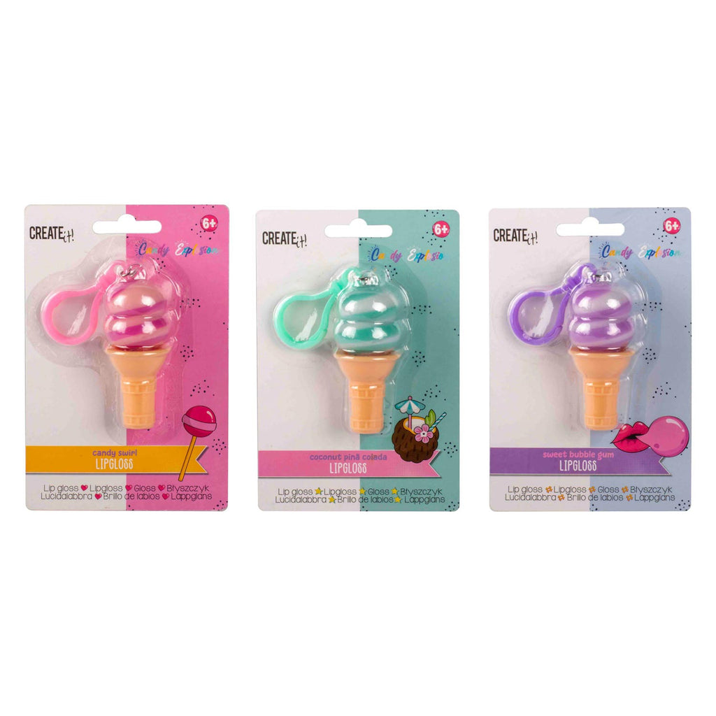 Canenco - Canenco Create it! candy explosion lipgloss ijsje sleutelhanger