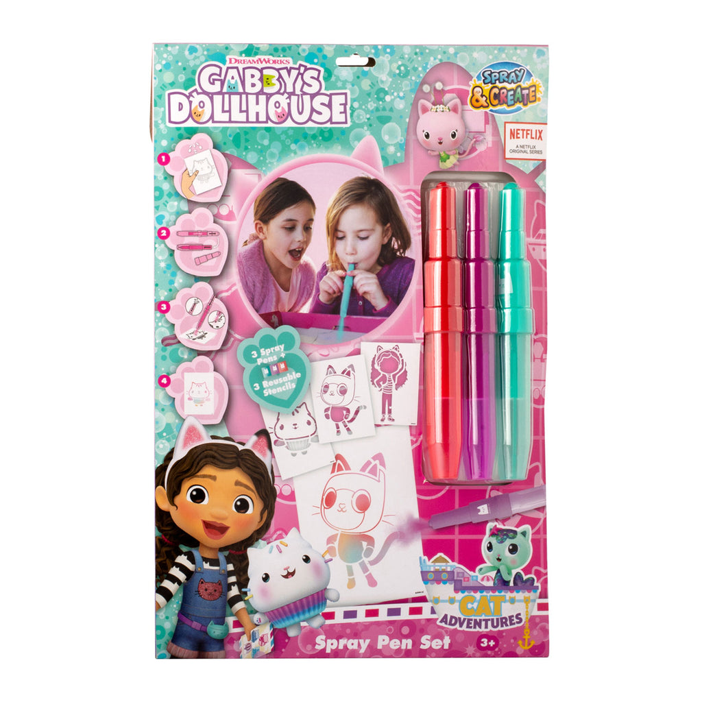 Canenco - Canenco Gabby's poppenhuis blaaspennen set