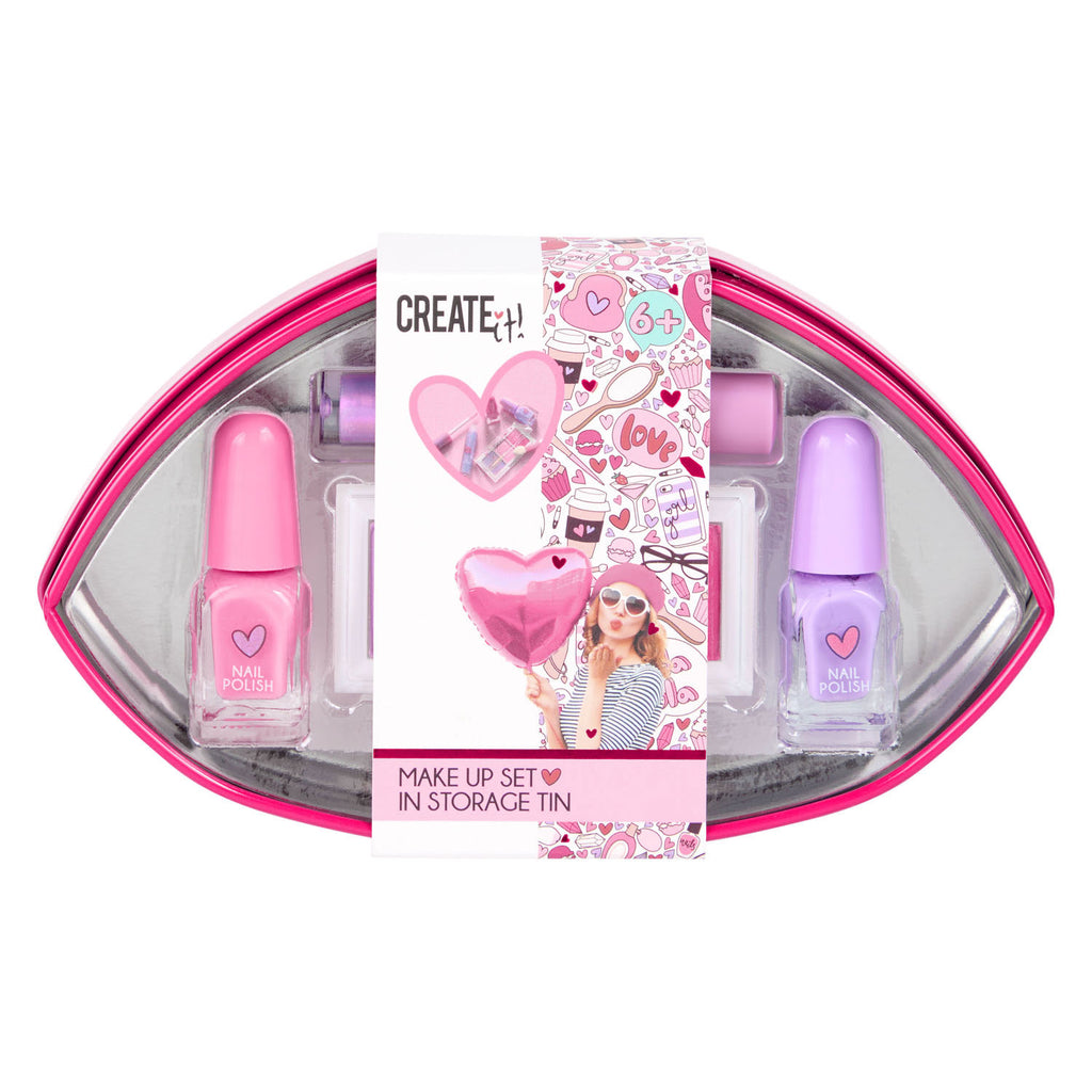 Create It! - hart make-up set in lip blik
