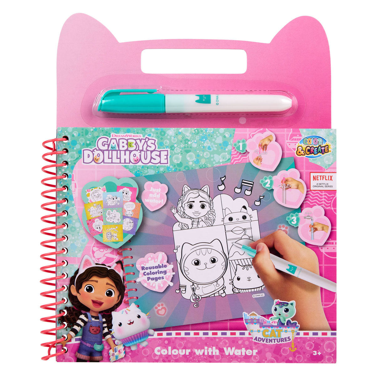 Canenco - Canenco Gabby's poppenhuis waterkleurboek