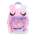 Merkloos sans marque create it! make-up set in fluffy rugtas