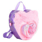 Canenco - Canenco Create it! beauty make-up set in fluffy rugtas love roze