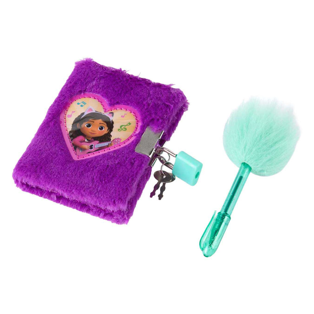 Canenco - Canenco Gabby's poppenhuis pluche dagboek met pluche pen