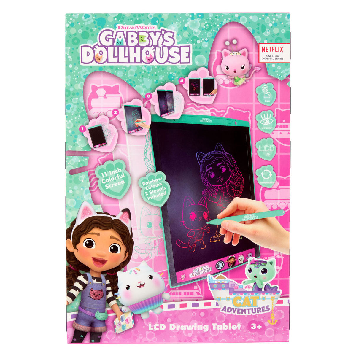 Canenco - Canenco Gabby's poppenhuis lcd tekenbord 11 inch