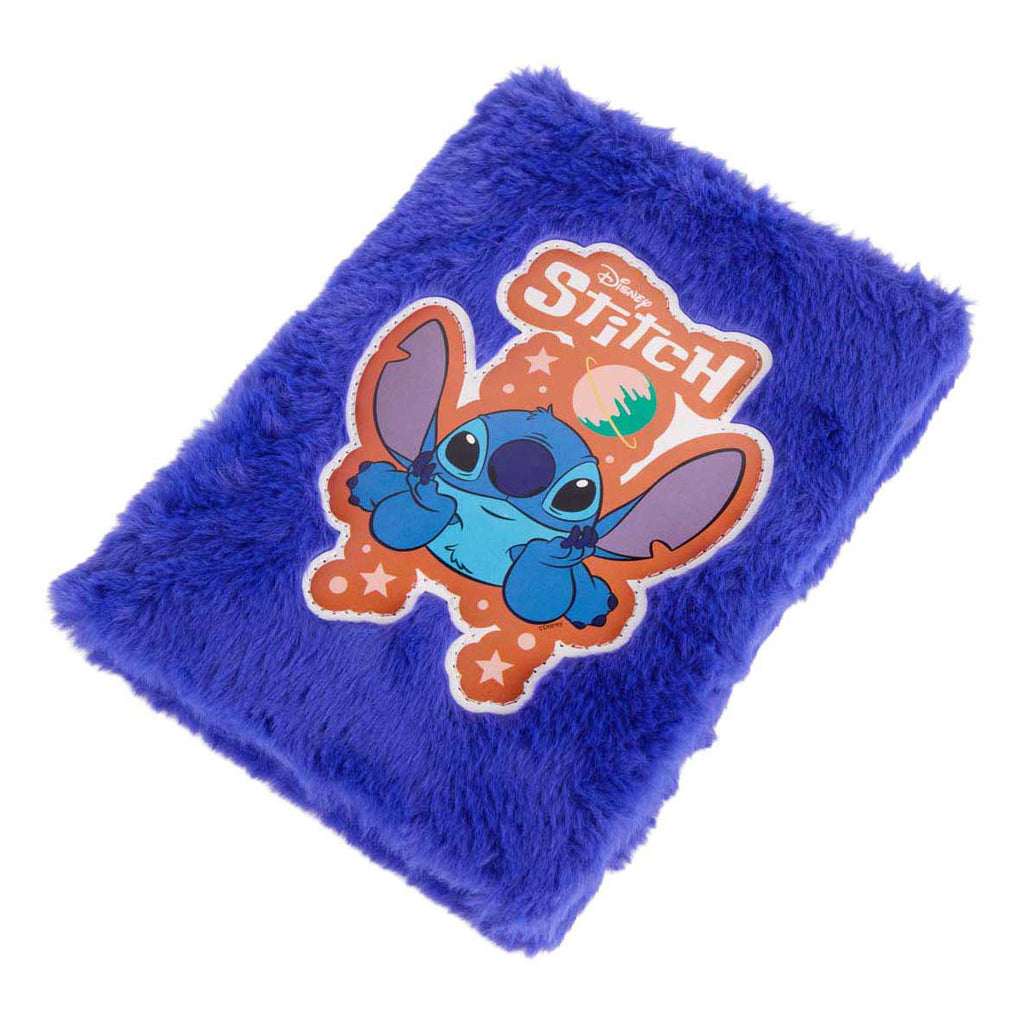 Canenco - Canenco Stitch pluche notitieboek donkerblauw