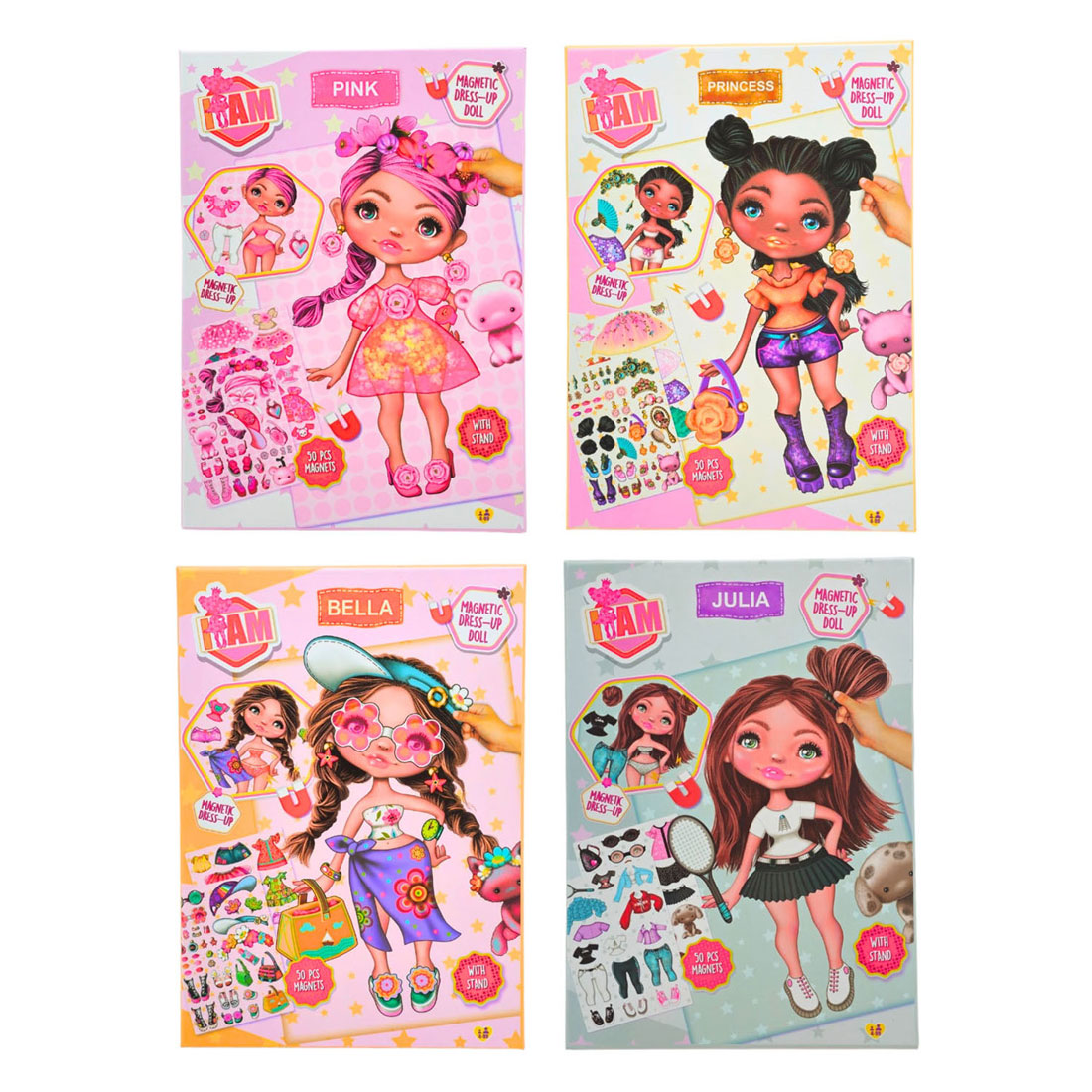 Canenco - Canenco magnetic dress up doll - summer a5