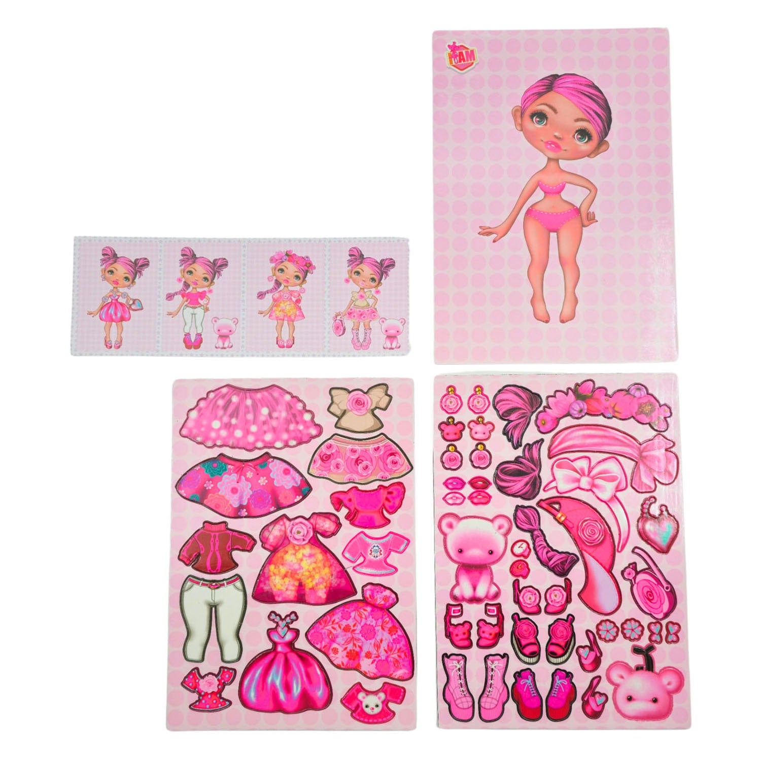 Canenco - Canenco magnetic dress up doll - summer a5