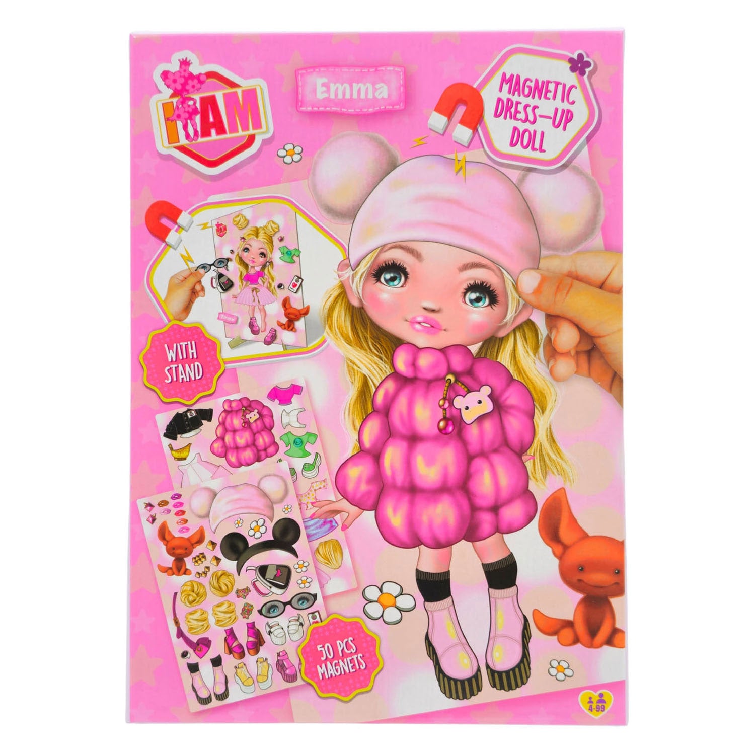 Canenco - Canenco magnetic dress up doll - winter a5