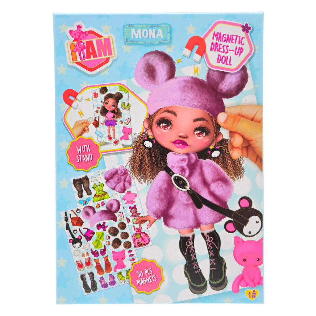 Canenco - Canenco magnetic dress up doll - winter a5