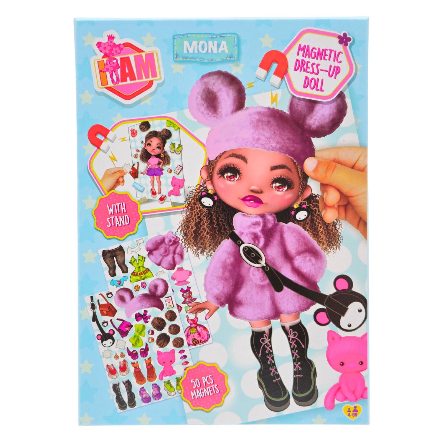 Canenco - Canenco magnetic dress up doll - winter a5