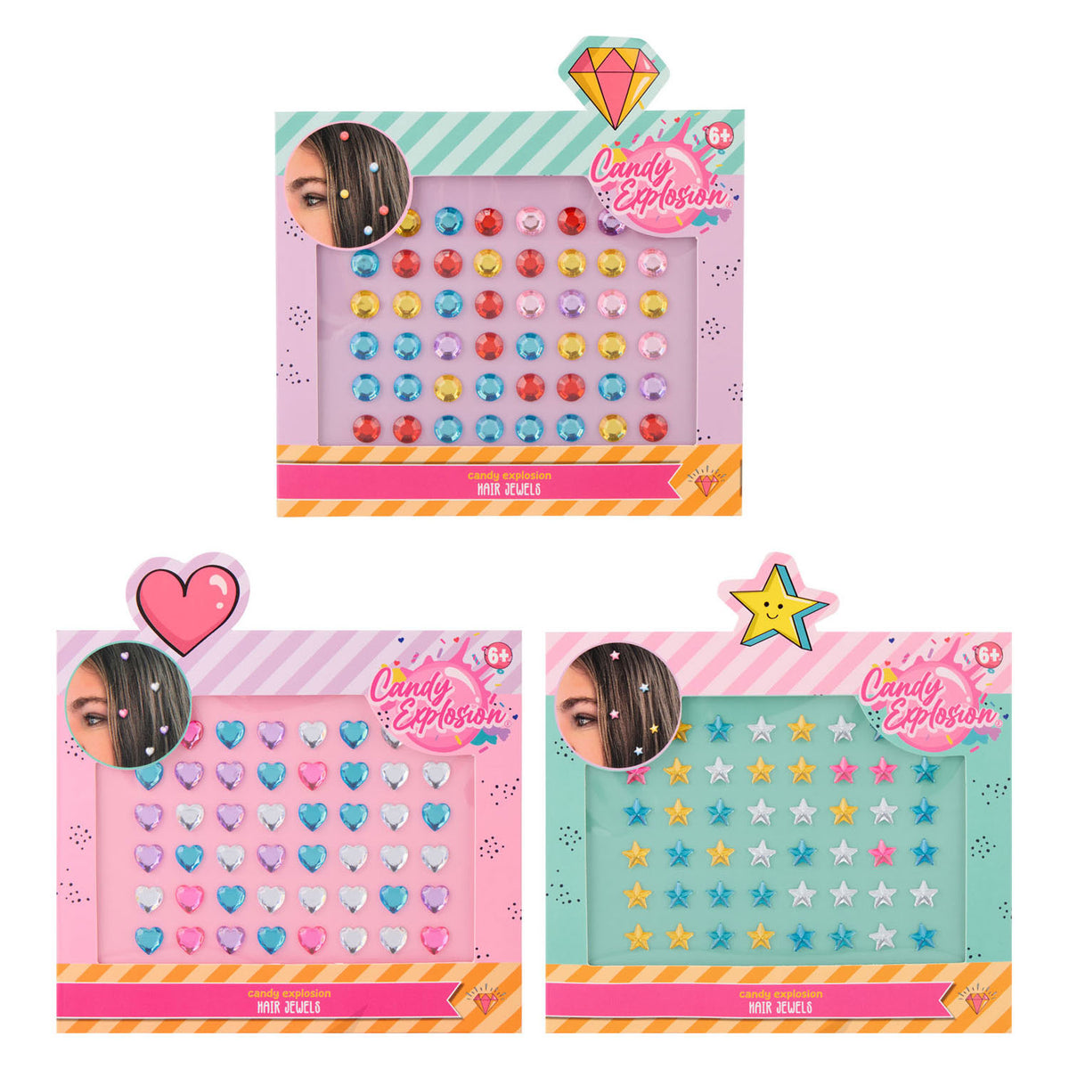 Canenco - Canenco Create it! candy explosion haaraccessoires - 48st.