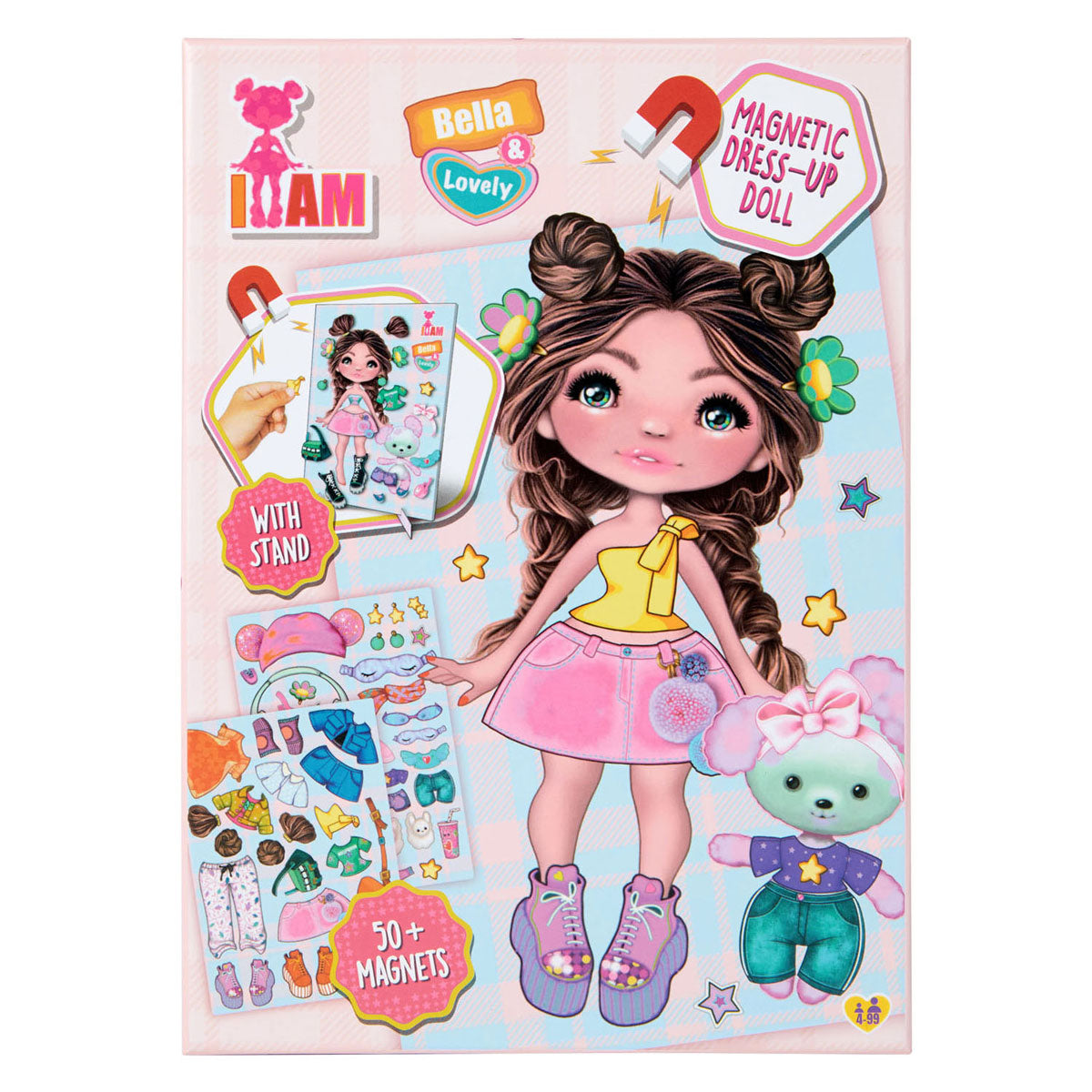 Canenco - Canenco magnetische aankleedpop neon a5 belle