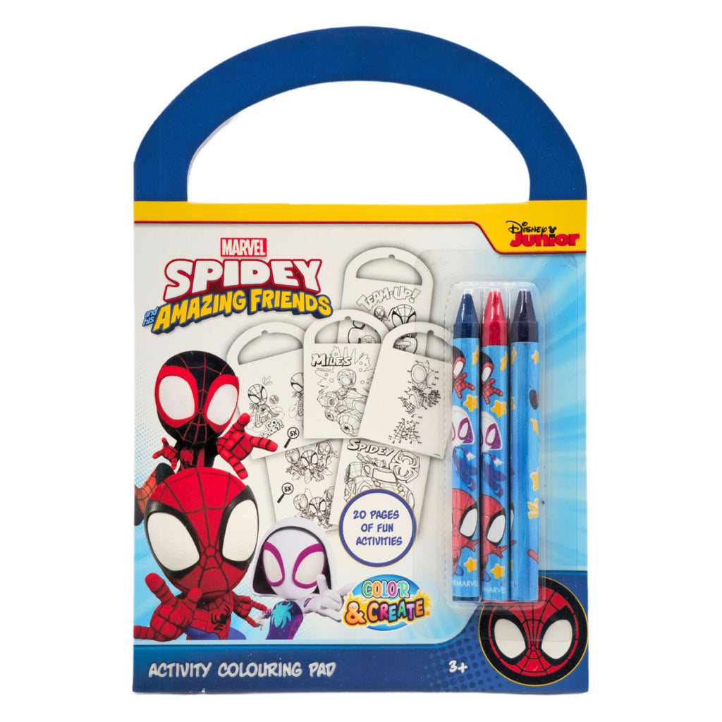 Canenco - Canenco Spidey activiteitenboek - incl. 3 kleurpotloden