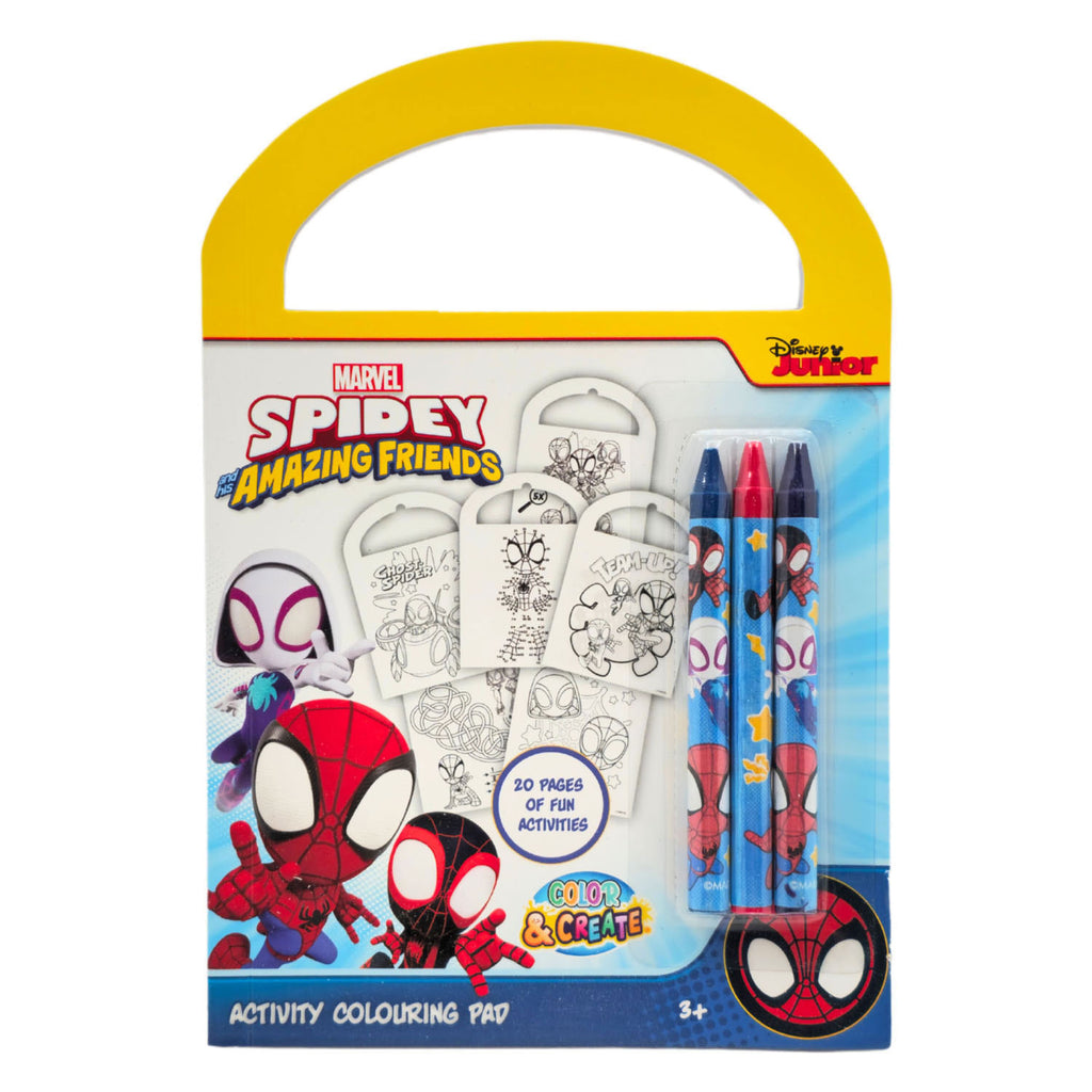 Canenco - Canenco Spidey activiteitenboek - incl. 3 kleurpotloden
