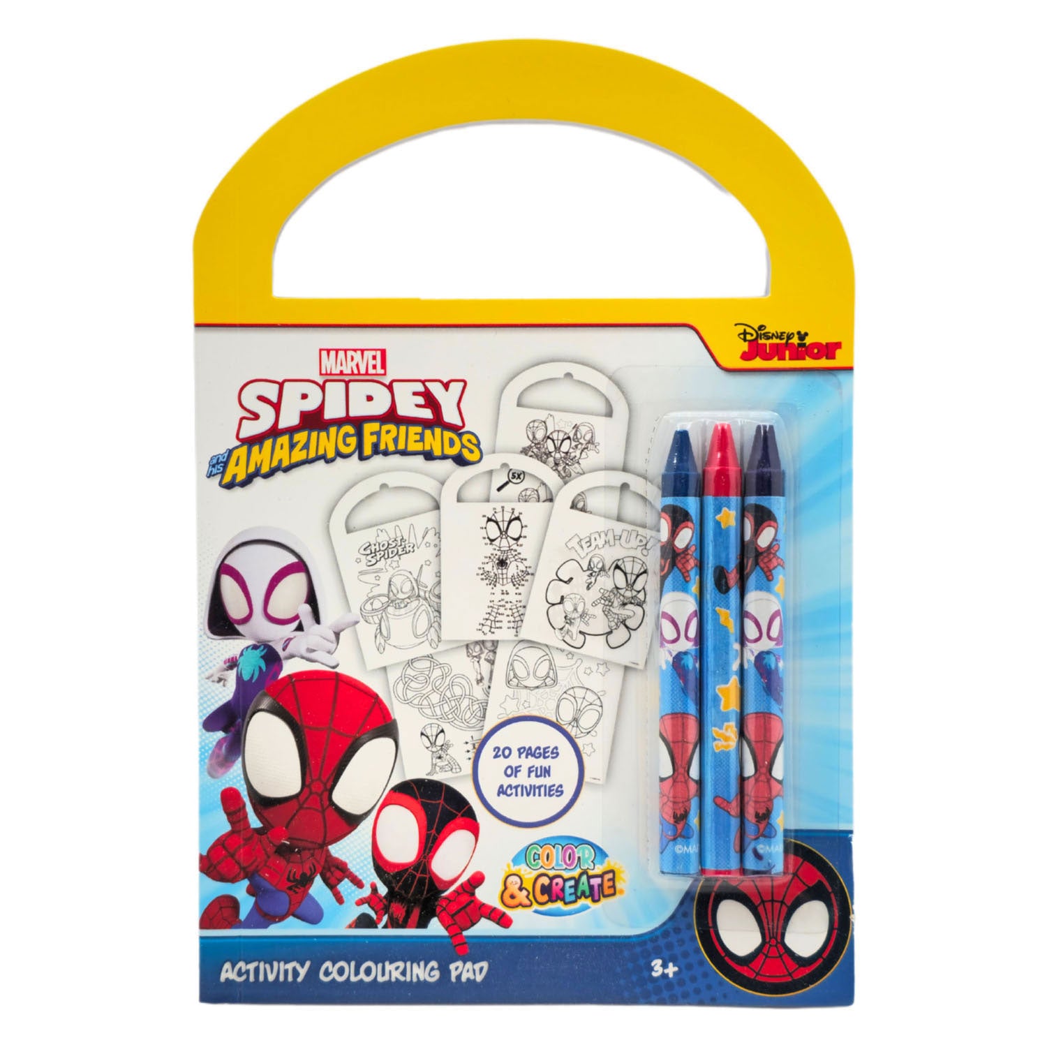 Canenco - Canenco Spidey activiteitenboek - incl. 3 kleurpotloden