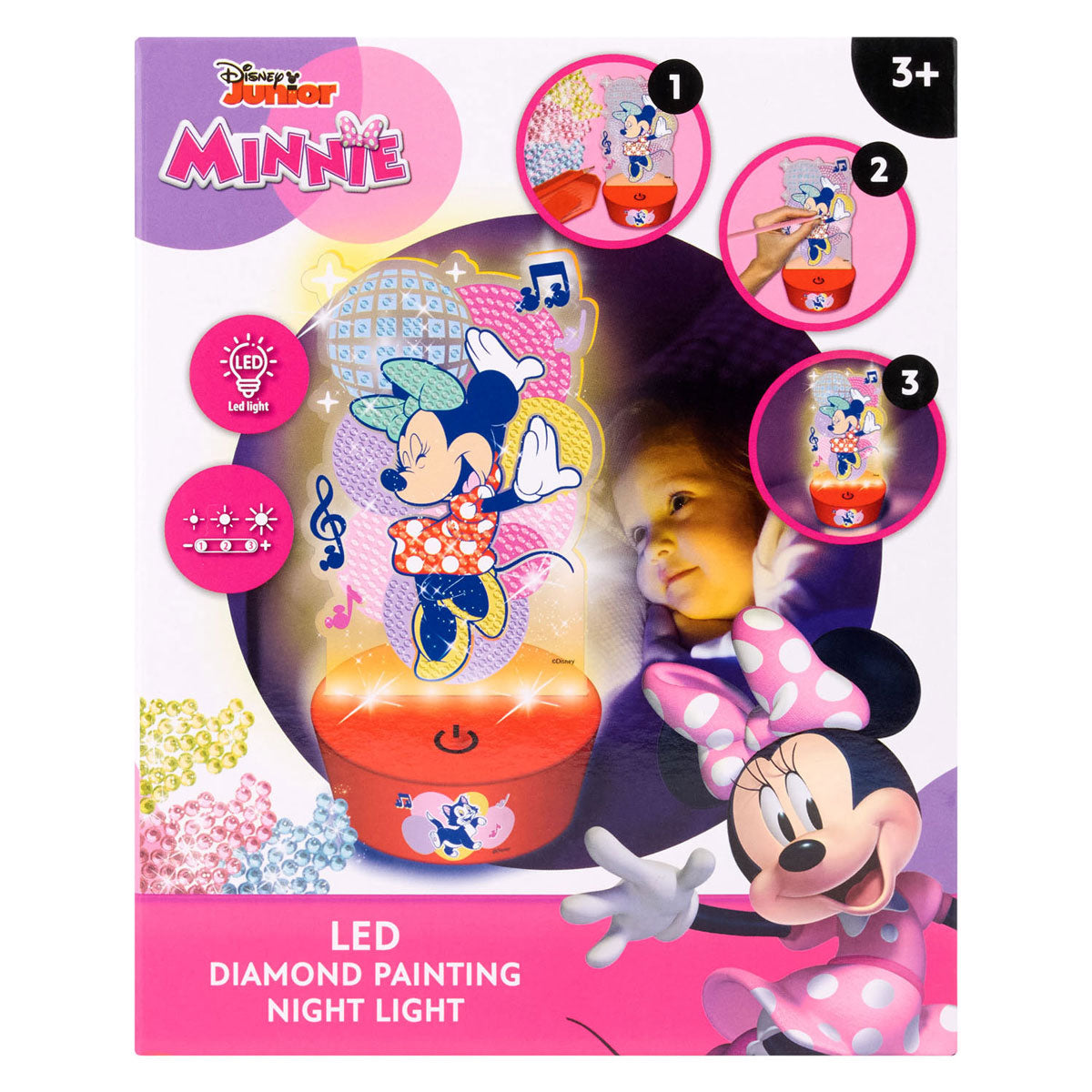 Canenco - Canenco Minnie mouse diamond painting nachtlamp