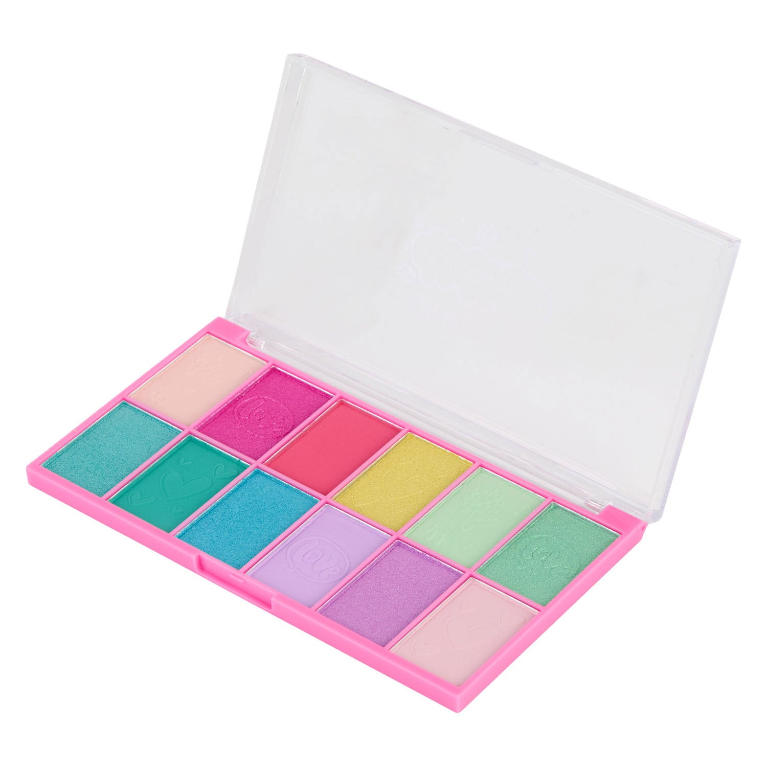 Canenco - Canenco Create it! oogschaduw palet regenboog roze - 12dlg.