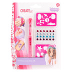 Create it! tattoo geurpen met diamanten en sjablonen | 12 stuks