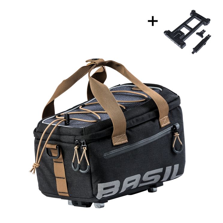 BASIL - BASIL Tas miles trunkbag mik 2.0 zwart | 7l