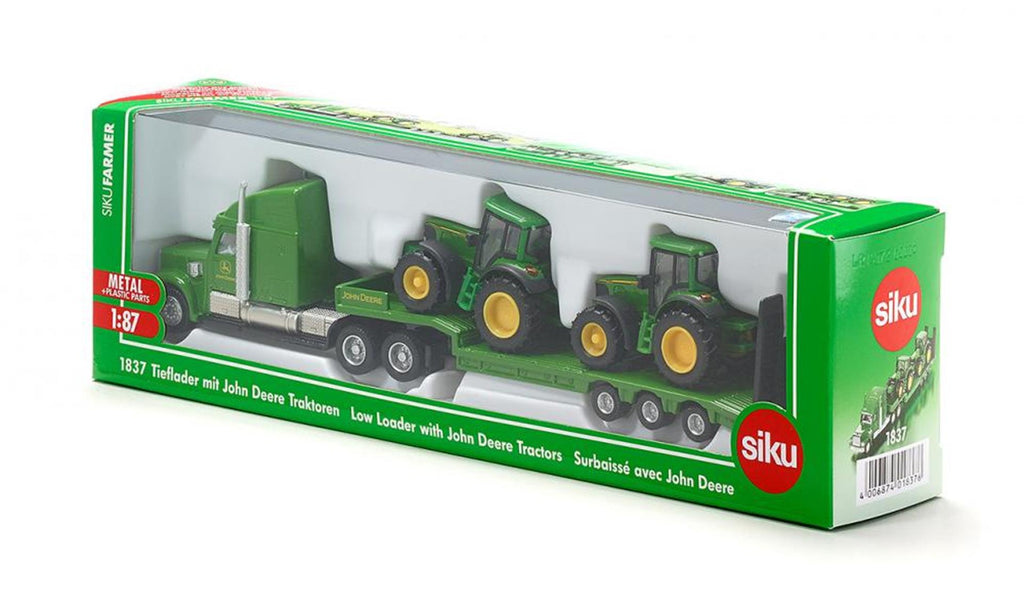 Siku 1837 dieplader met john deere
