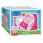 Bambolino peppa pig sieradendoosje, juwelenkistje, muziekdoosje - met draaiende peppa ballerina en spiegel - junior peuter en kleuterspeelgoed vanaf 3 jaar - cadeautip