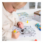 Bambolino woezel pip xl knutselkoffer met knutselbenodigheden, creatief speelgoed jongens en meisjes - junior vanaf 3 jaar - toys - knutselbox knutselpakket cadeau tip
