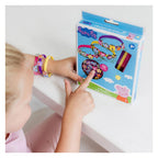 Bambolino peppa pig armbandjes maken set 3 schuif armbandjes met 18 bedels - speelgoed junior vanaf 3 jaar peuter kleuter