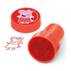 Totum peppa pig creatieve knutselset met stempels, potloden en stickers - educatief speelgoed junior creatief knutselen stempelen knutselen