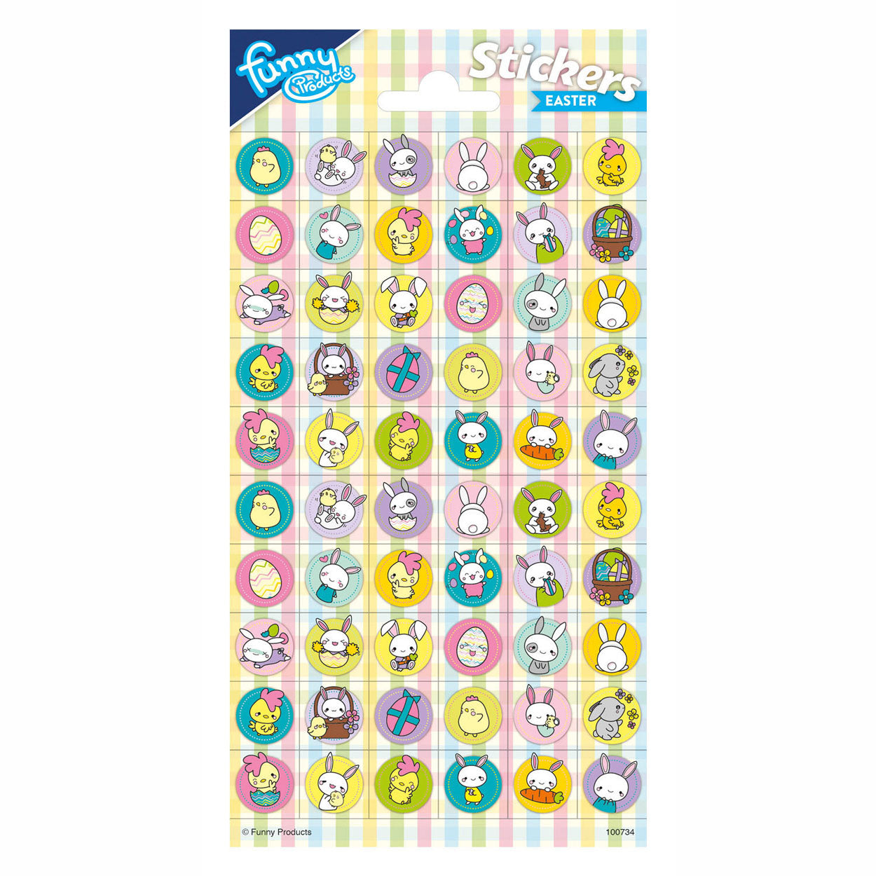 Totum stickervel pasen