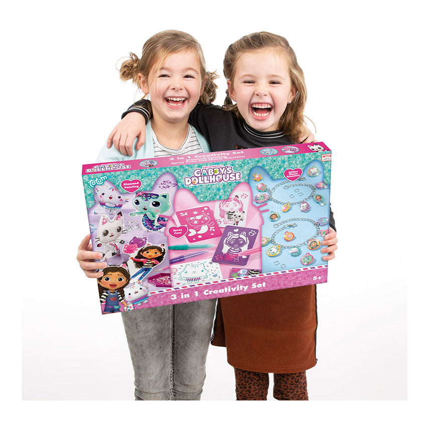 Totum - Totum Gabby's poppenhuis - 3in1 creativity knutselset