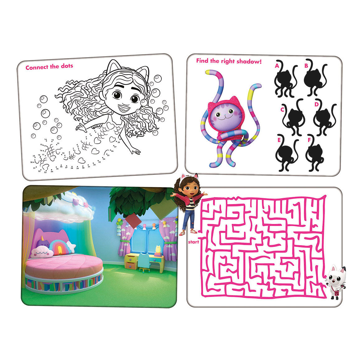 Totum gabby's poppenhuis - super stickerset