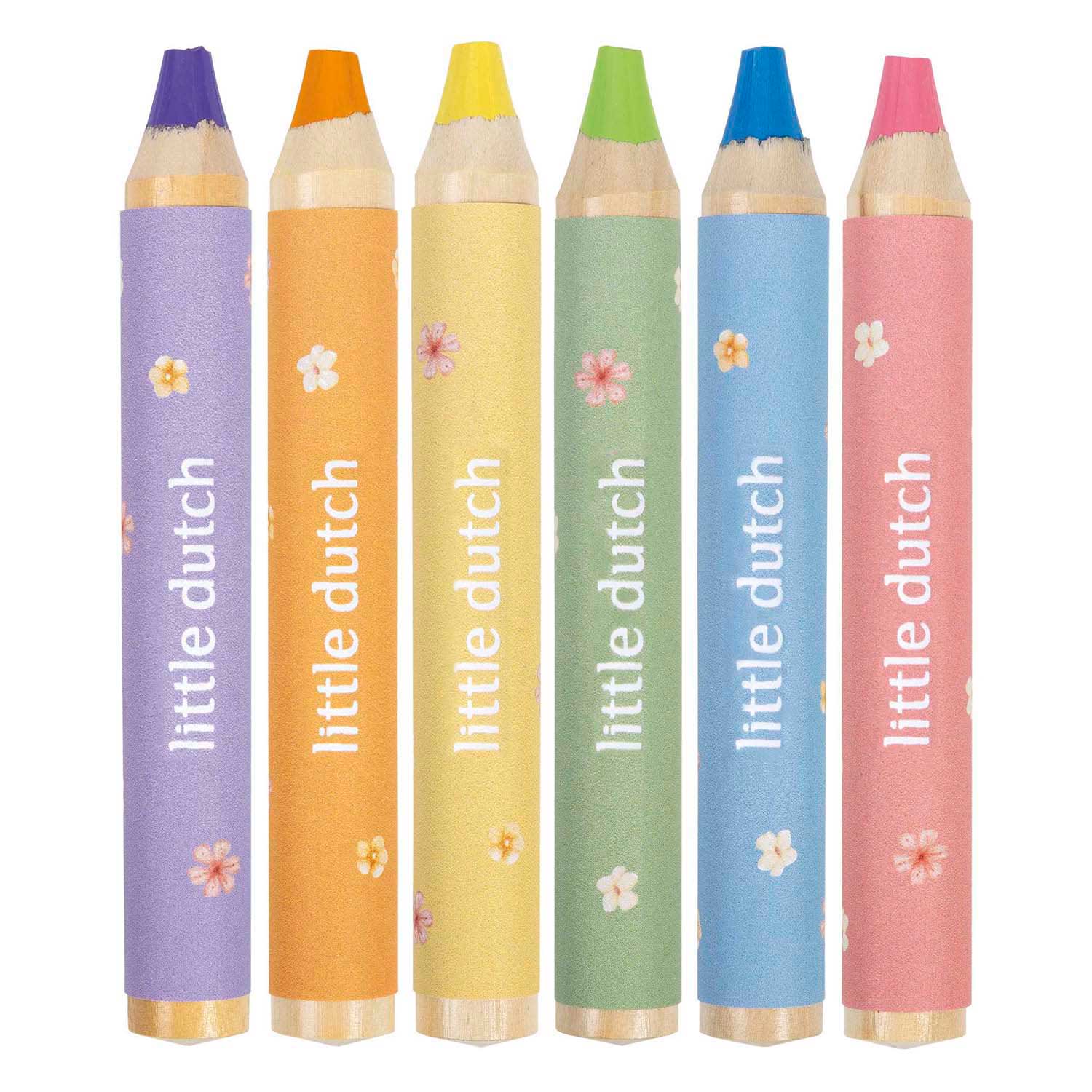 Little Dutch - Little Dutch potloden rosa - 6 stuks