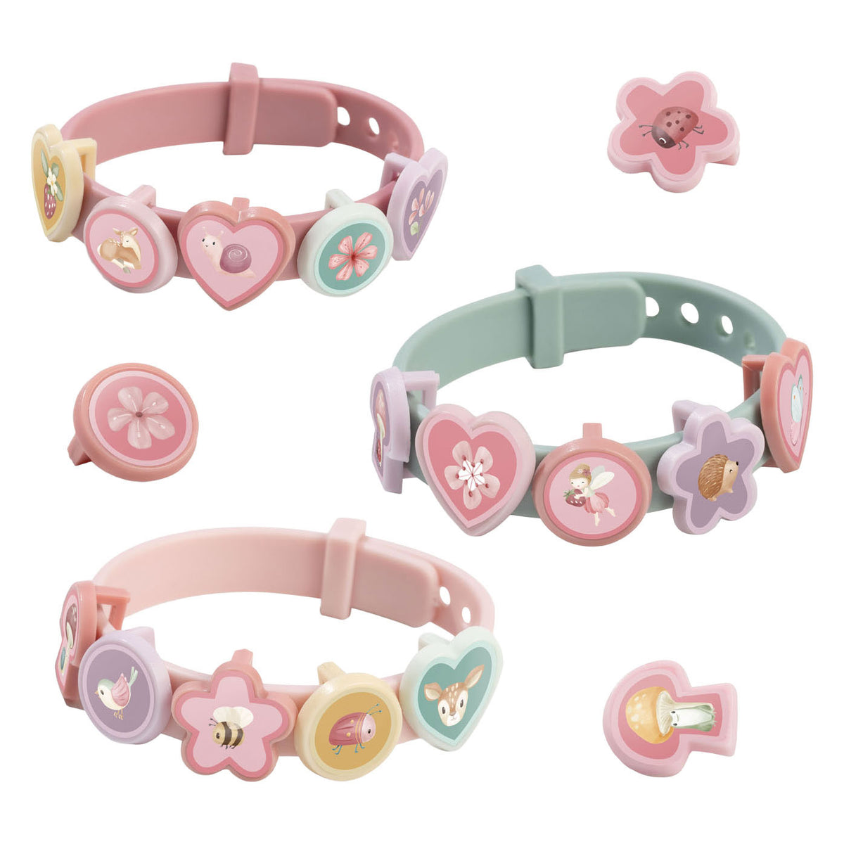 Little dutch zelf schuif armbandjes maken fairy garden- knutselset cadeautip speelgoed