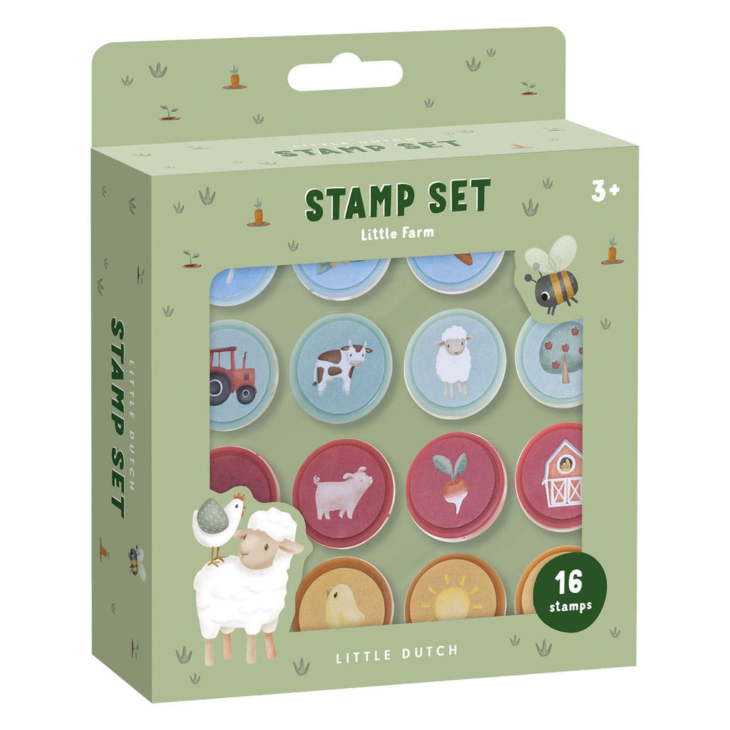 Bambolino Toys - Bambolino Toys Little dutch stempels little farm - 16 stuks
