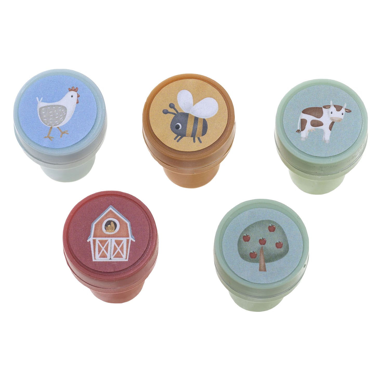 Bambolino Toys - Bambolino Toys Little dutch stempels little farm - 16 stuks