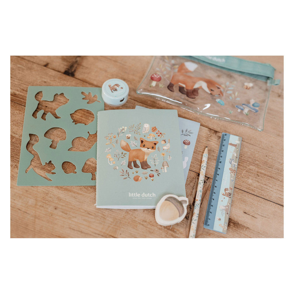 Little dutch stationery set forest