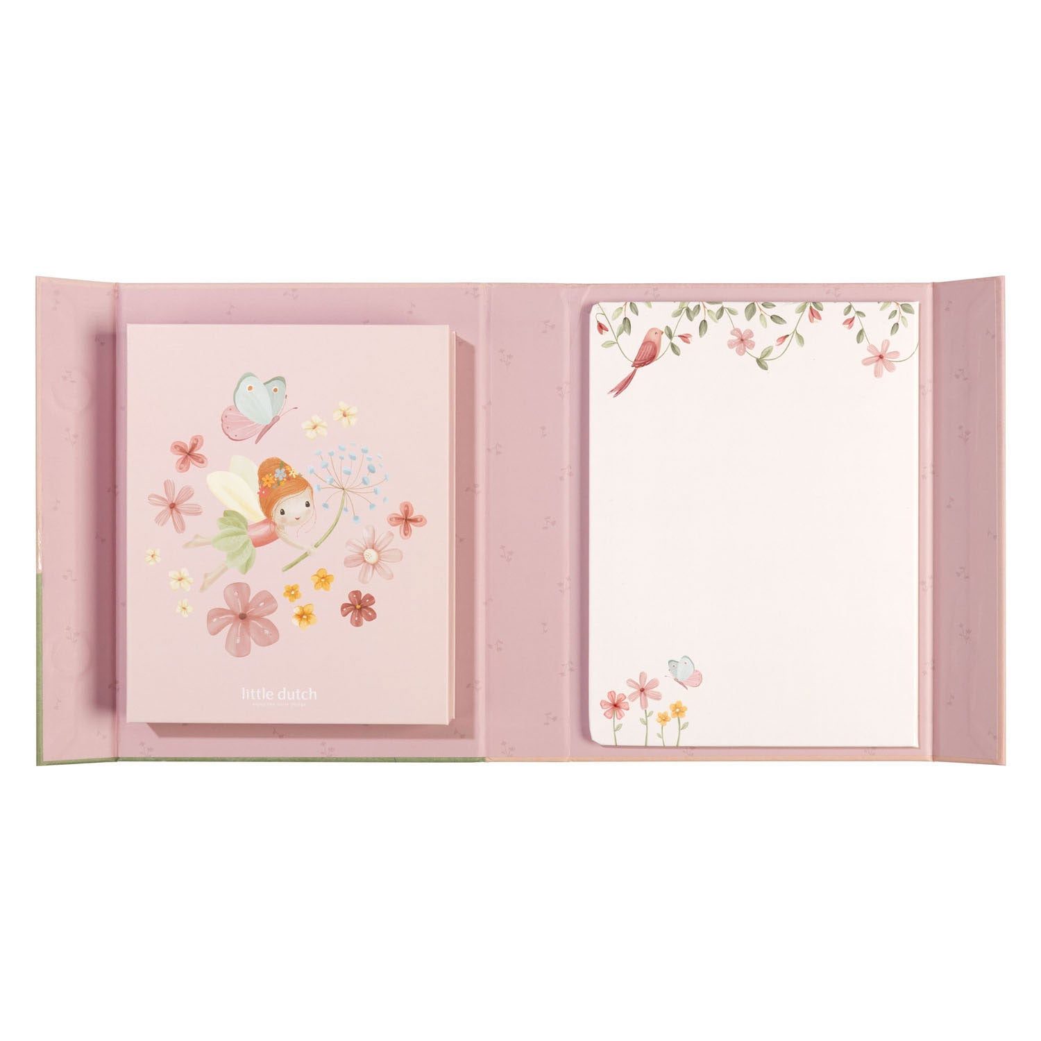 Bambolino Toys - Bambolino Toys Little dutch whiteboard kleurset met magneten - rosa fairy garden