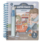 Little Dutch - Little Dutch magisch waterkleurboek jim voertuigen