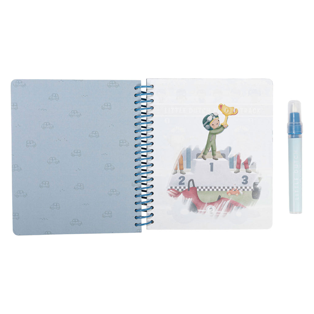 Little Dutch - Little Dutch magisch waterkleurboek jim voertuigen