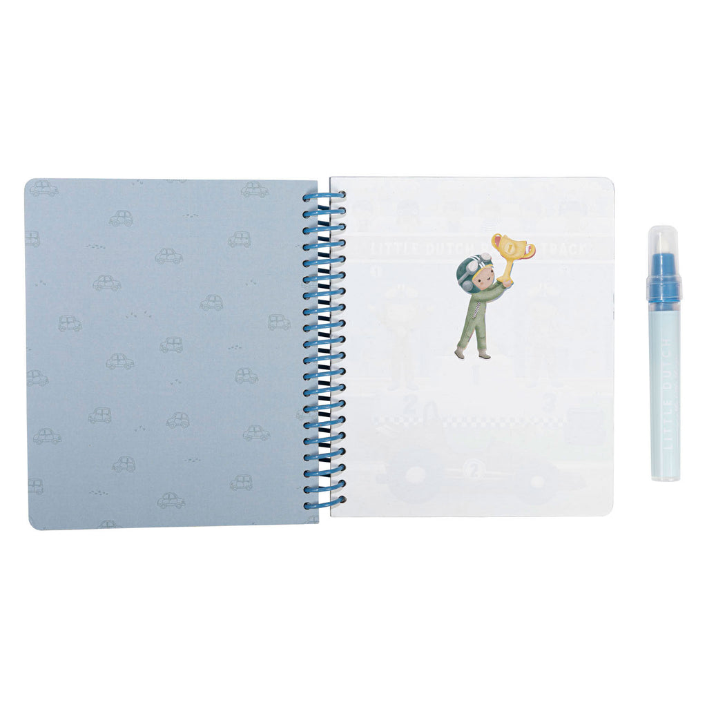 Little Dutch - Little Dutch magisch waterkleurboek jim voertuigen