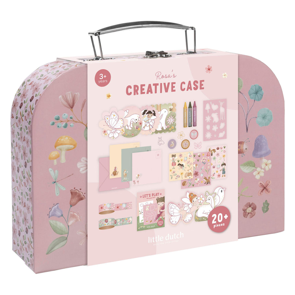 Little Dutch - Little Dutch knutselkoffer rosa fairy garden - creatief speelgoed - cadeautip