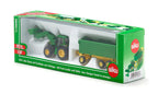 Siku 1843 john deere met aanhangwagen 1:87