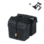 Basil tas urban dry mik 2.0 dubbel matzwart | 50l