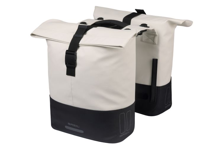 Basil B.V. - B.V. Tas basil cove dubbel wit/zwart | mik | 32l