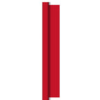 Damast papier 8x1.18mtr brill.rood
